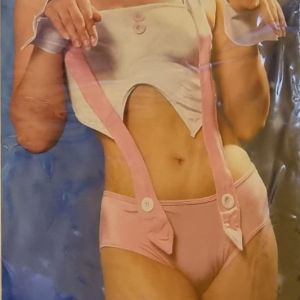 Disfraz erótico conejita rosa