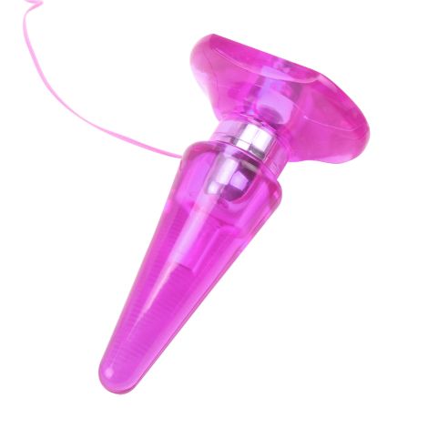 Plug Anal Con Bala Vibradora Multi Velocidad Pink